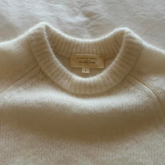 Sezane cream pearl sweater - Picture 3 of 5